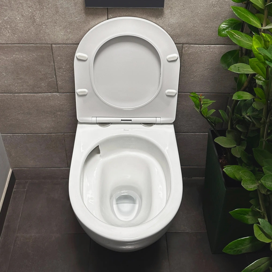 REA-C1259 - Rippuv WC-pott istmekaanega CARLO MINI TORNADO RIMLESS keraamika/läikiv valge