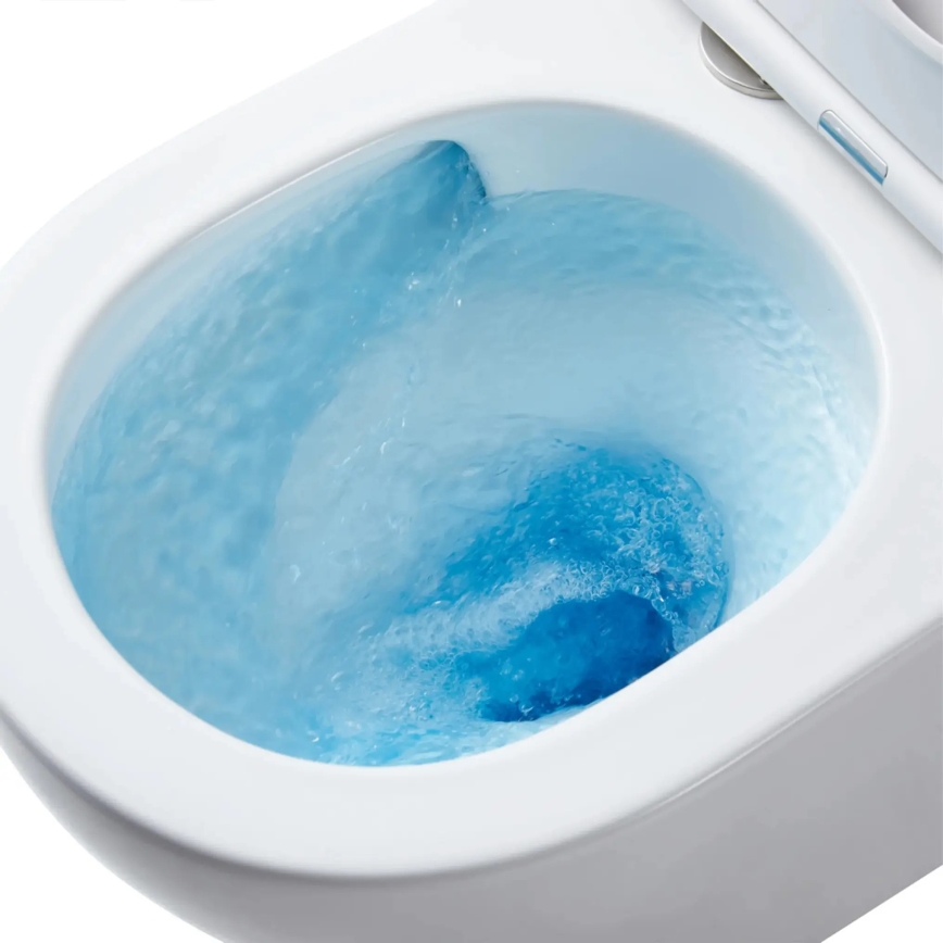 REA-C1259 - Rippuv WC-pott istmekaanega CARLO MINI TORNADO RIMLESS keraamika/läikiv valge