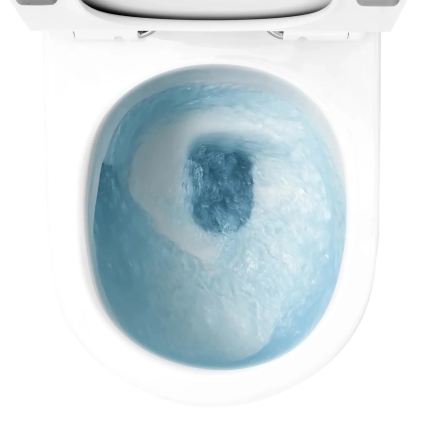 REA-C1259 - Rippuv WC-pott istmekaanega CARLO MINI TORNADO RIMLESS keraamika/läikiv valge
