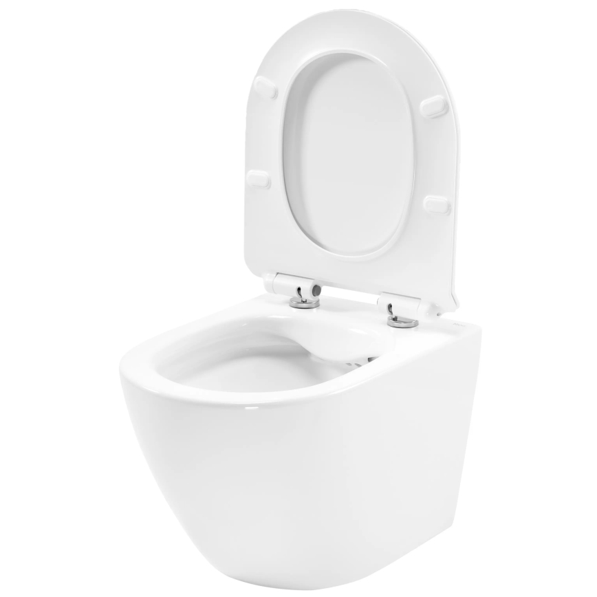 REA-C1400 - Rippuv WC koos istmega CARTER RIMLESS keraamika/valge