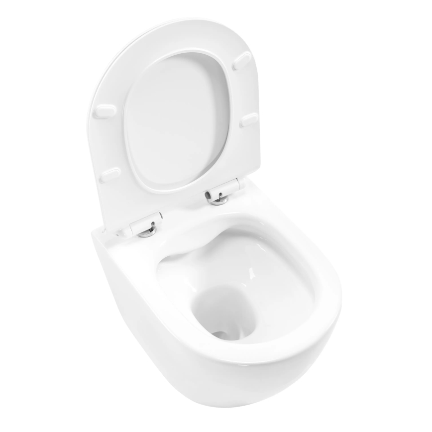 REA-C1400 - Rippuv WC koos istmega CARTER RIMLESS keraamika/valge