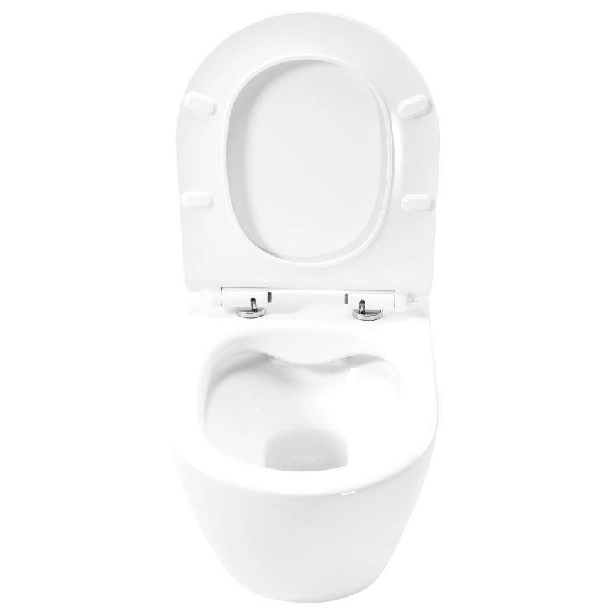 REA-C1400 - Rippuv WC koos istmega CARTER RIMLESS keraamika/valge