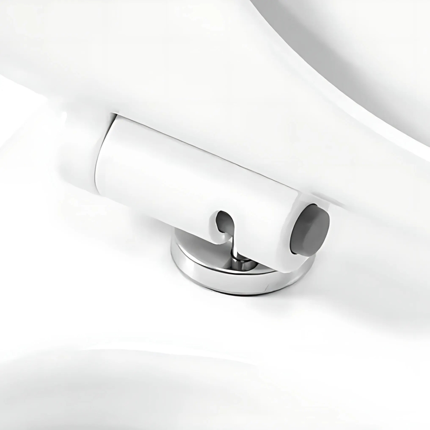 REA-C1652 - Seinale kinnitatav WC-pott koos istumiskaanega GUSTAVO RIMLESS, keraamika/valge
