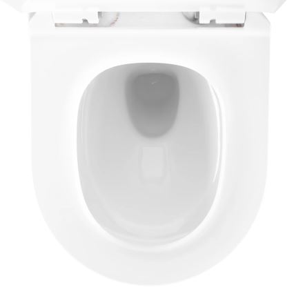REA-C6390 - Seinakinnitusega WC-pott istmekaanega CARTER TORNADO RIMLESS keraamika/kivimitatsioon