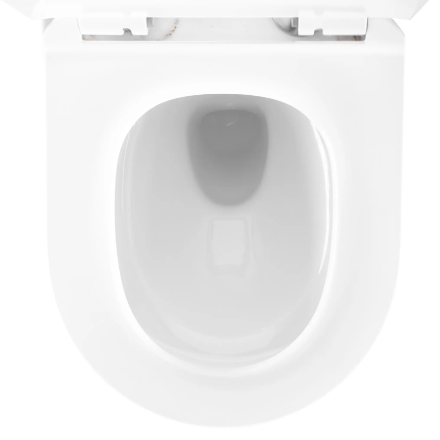 REA-C6390 - Seinakinnitusega WC-pott istmekaanega CARTER TORNADO RIMLESS keraamika/kivimitatsioon