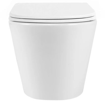 REA-C6800 - Seinale paigaldatav WC istmekaanega TITO TORNADO RIMLESS keraamika/valge