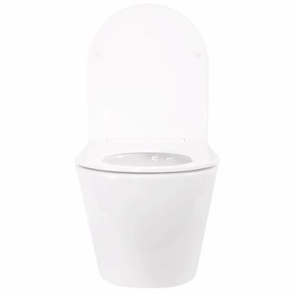 REA-C6800 - Seinale paigaldatav WC istmekaanega TITO TORNADO RIMLESS keraamika/valge