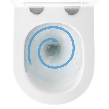 REA-C6800 - Seinale paigaldatav WC istmekaanega TITO TORNADO RIMLESS keraamika/valge