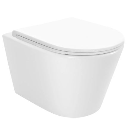 REA-C6800 - Seinale paigaldatav WC istmekaanega TITO TORNADO RIMLESS keraamika/valge