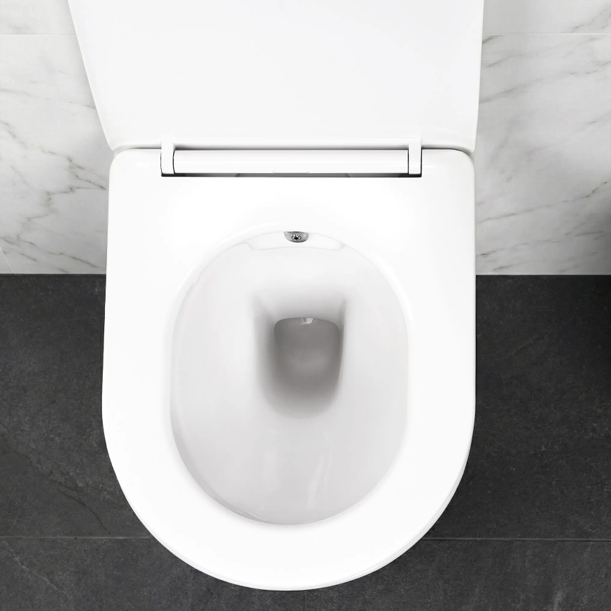 REA-C9701 - Seinale kinnitatav WC bidee-dušiga CARLO LUX keraamika/valge