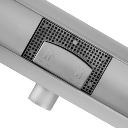 REA-G2502 - NEOX äravoolukanal 70 cm, roostevaba teras