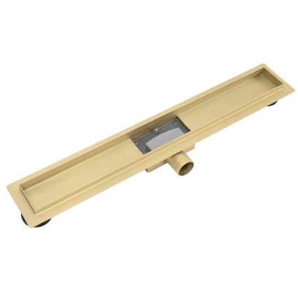 REA-G2562 - NEOX äravoolukanal 70 cm roostevaba teras/kuldne