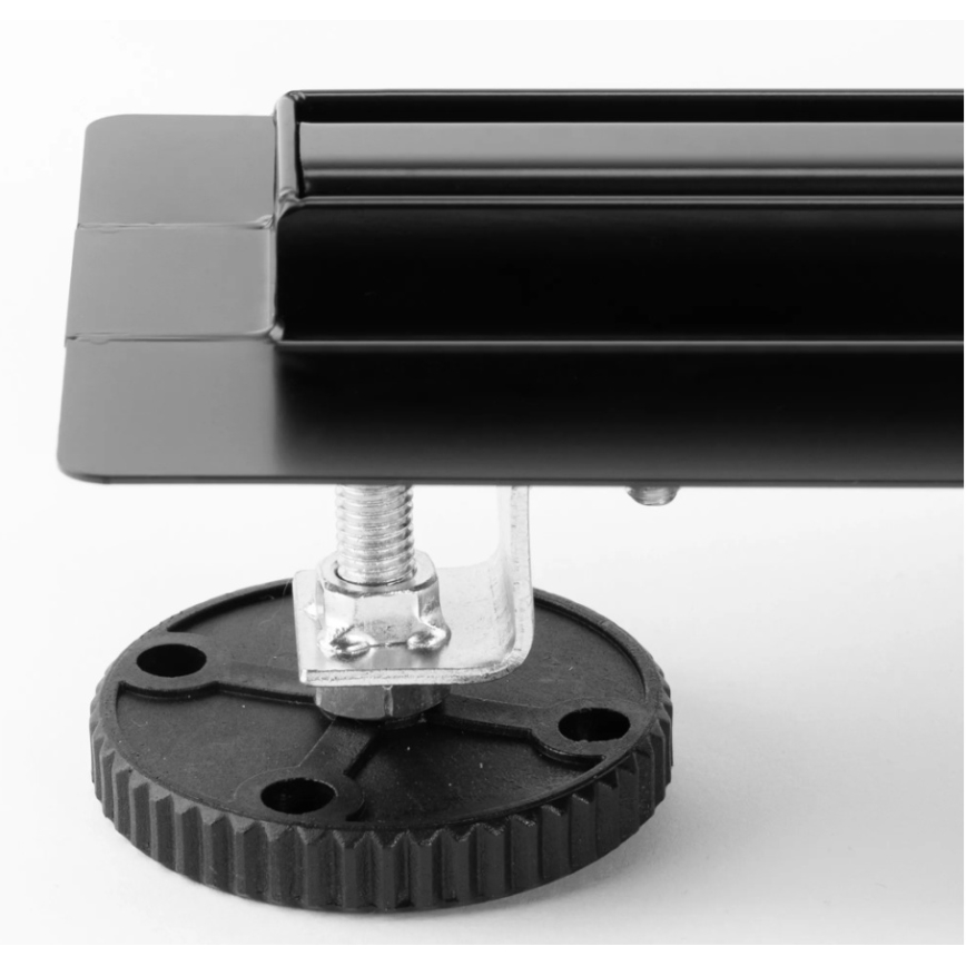 REA-G2710 - Äravoolurenn NEOX SLIM 80 cm roostevabast terasest/must