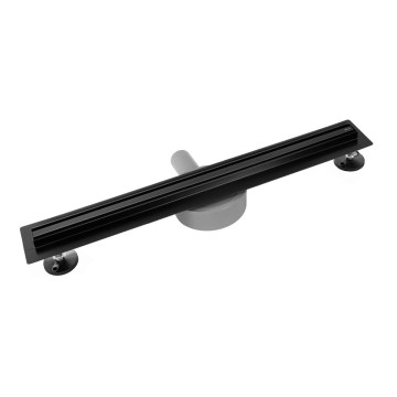 REA-G2710 - NEOX SLIM äravoolukanal 70 cm roostevaba teras/must