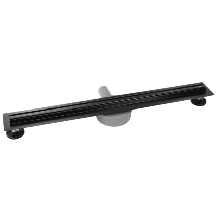 REA-G2710 - NEOX SLIM äravoolukanal 70 cm roostevaba teras/must