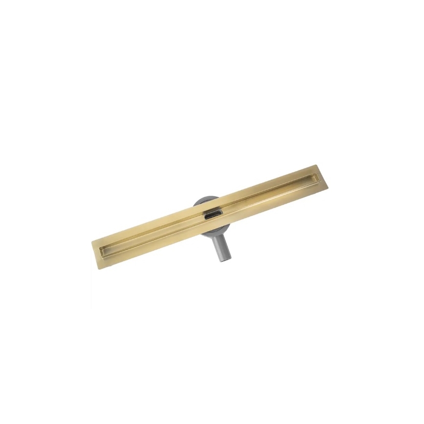 REA-G2714 - Äravoolukanal NEOX SLIM 70 cm roostevabast terasest/harjatud kuld