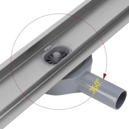 REA-G5806 - NEOX PRO 50 cm äravoolukanal, nikkel