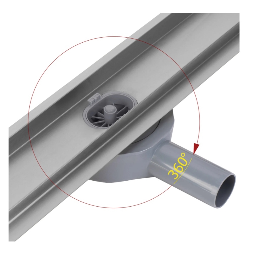 REA-G5809 - NEOX PRO 80 cm roostevabast terasest äravoolukanal