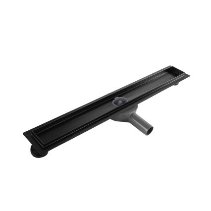 REA-G7802 - NEOX PRO 70 cm lineaarne põrandakaev roostevabast terasest/must