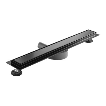 REA-G7803 - NEOX PRO 80 cm äravoolukanal, roostevaba teras/must