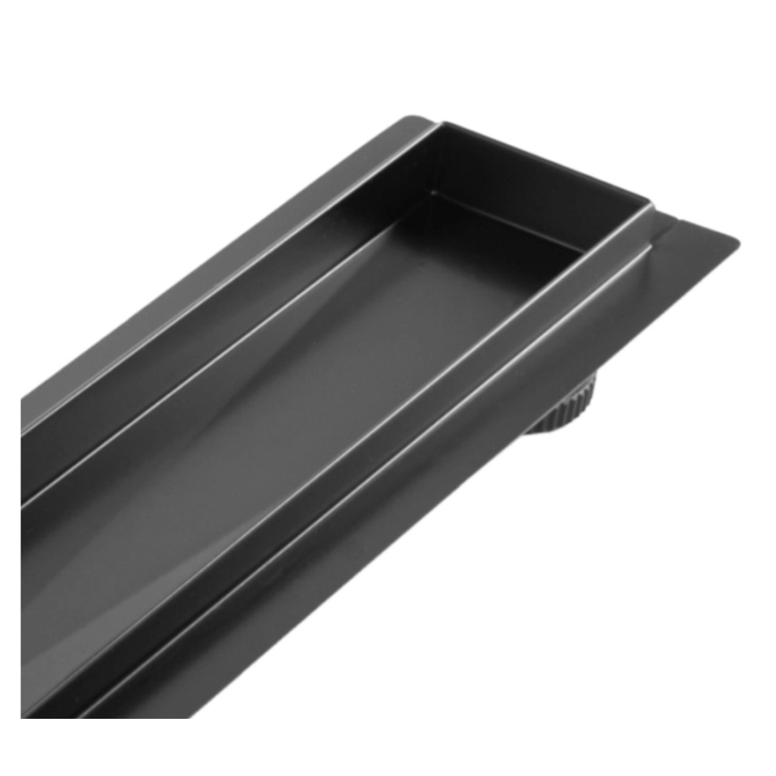 REA-G7803 - NEOX PRO 80 cm äravoolukanal, roostevaba teras/must