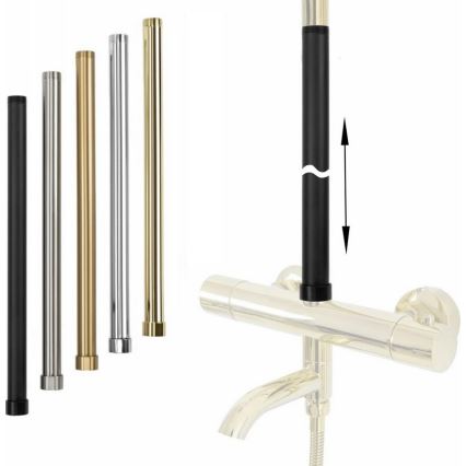 REA-K0891-Pikendusvars duši-/vannikomplektile 51,5 cm, harjatud kuldne viimistlus