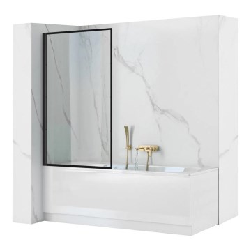 REA-K7390 - Vannisein LAGOS 140x80 cm must/läbipaistev
