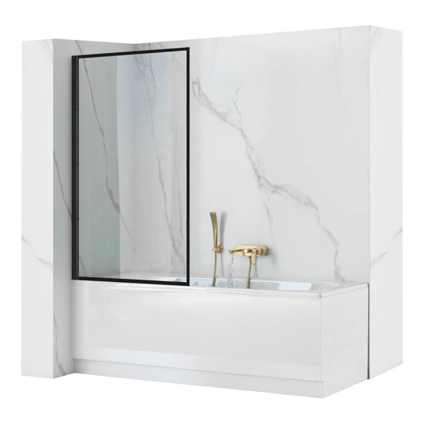 REA-K7390 - Vannisein LAGOS 140x80 cm must/läbipaistev