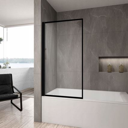 REA-K7390 - Vannisein LAGOS 140x80 cm must/läbipaistev