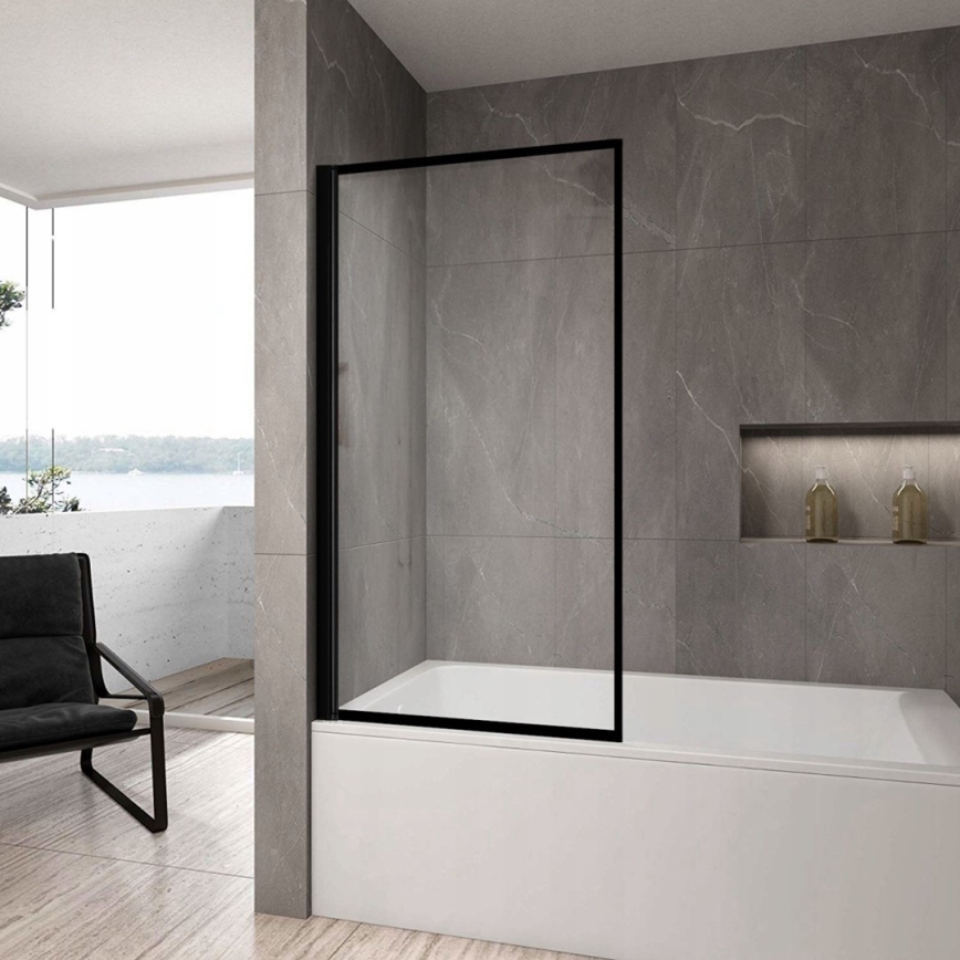 REA-K7390 - Vannisein LAGOS 140x80 cm must/läbipaistev