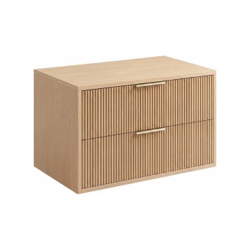 REA-M0409 - Riputatav vannitoakapp valamu alla MONO 80x48,5 cm beež