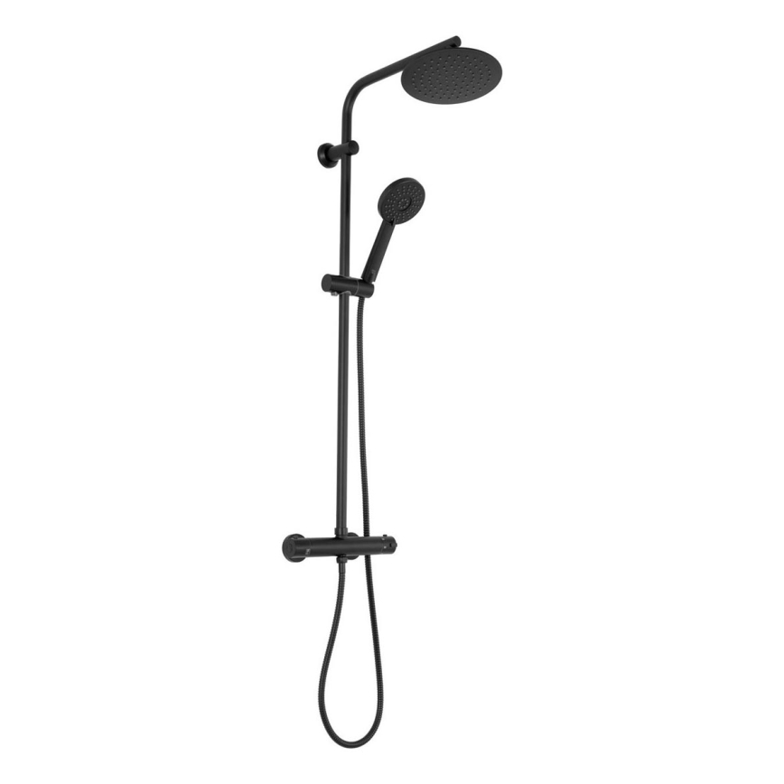 REA-P8804 - Dušikomplekt termostaatsegistiga BLISS mattmust
