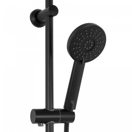 REA-P8804 - Dušikomplekt termostaatsegistiga BLISS mattmust