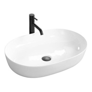 REA-U0024 - Lauale paigaldatav valamu CLEO 41x60,5 cm keraamika/läikiv valge