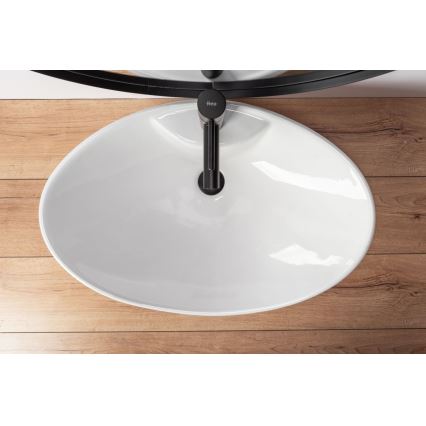 REA-U0160 - Lauale paigaldatav valamu ROSA 38,5x58,5 cm keraamika/läikiv valge