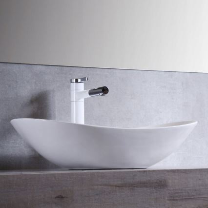 REA-U0441 - Lauapealne valamu ROYAL 35,5x61,5 cm keraamika/läikiv valge