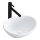 REA-U0623 - Lauale paigaldatav valam SOFIA MINI 27x34 cm keraamiline/läikiv valge