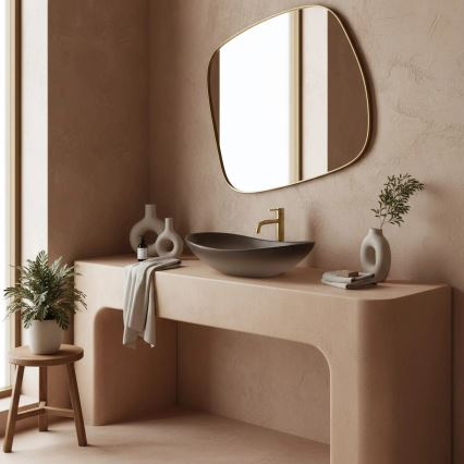 REA-U0626 - Valamu lauaplaadile ROYAL 36x62 cm keraamika/pruun