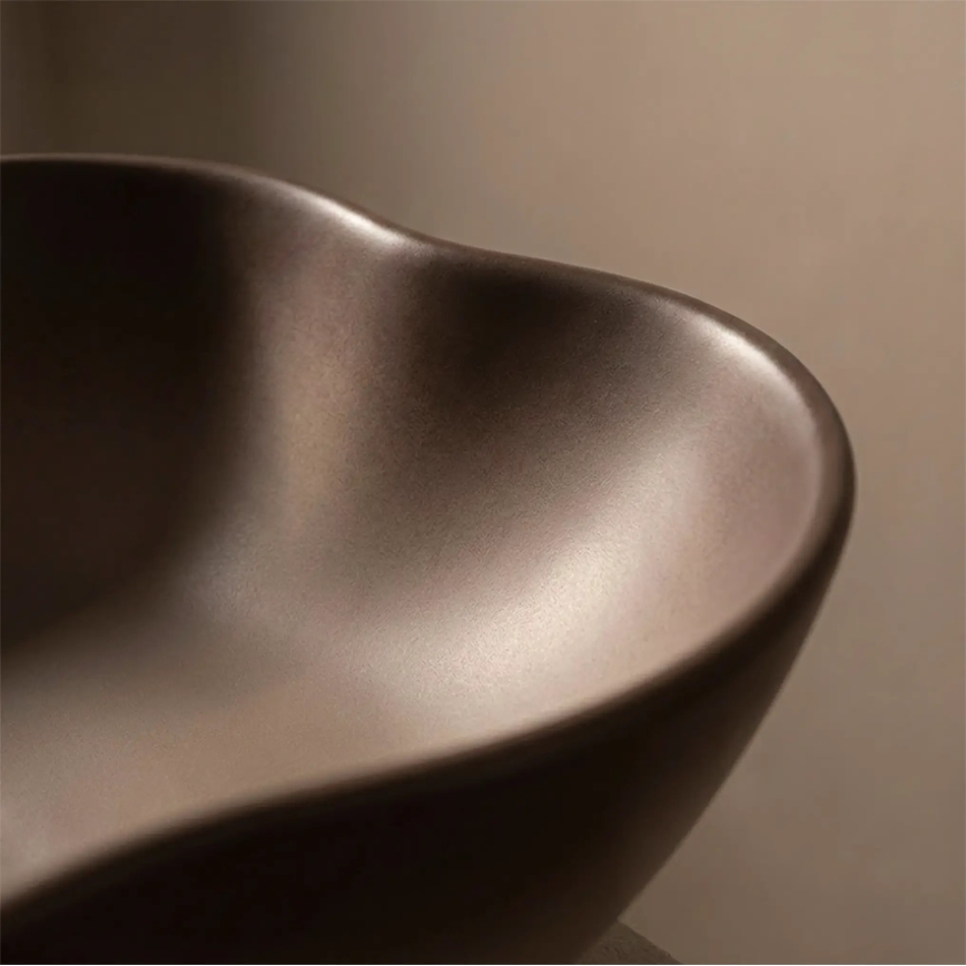 REA-U0629 - Pinnale paigaldatav valamu PEARL 38x50,5 cm keraamika/pruun