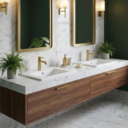 REA-U0786 - Sisseehitatud valamu DAFNE 47x62 cm keraamika/läikiv valge