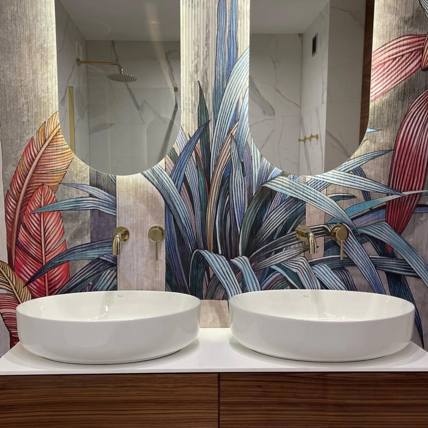 REA-U1223 - QUEEN lauapealne valam 41,5x55 cm keraamika/läikiv valge