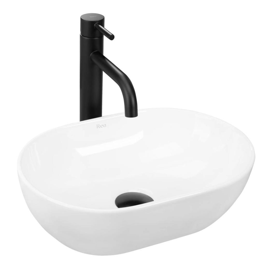 REA-U3322 - Lauapealne valamu AMELIA MINI 26x38 cm keraamika/läikiv valge