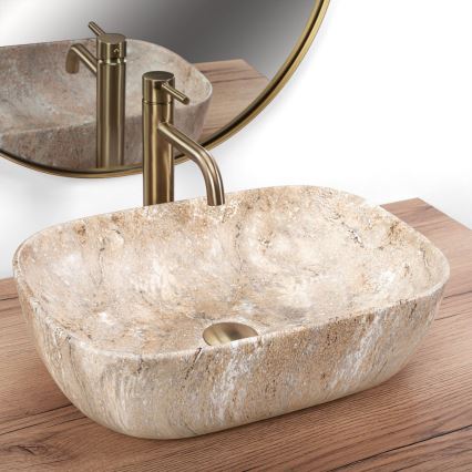REA-U3323 - Lauale paigaldatav valam BELINDA 33,5x46,5 cm keraamika/kiviimitatsioon