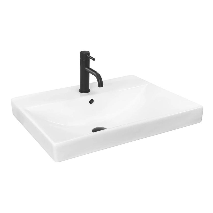 REA-U3326 - Sissepaigaldatav valamu MANDY 46x60 cm keraamiline/läikiv valge