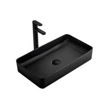 REA-U3690 - Lauapinnale paigaldatav valamu DENIS 35x61 cm keraamika/matt must