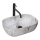 REA-U3800 - Lauaplaadile paigaldatav valamu LIVIA 33,5x46,5 cm keraamika/hall/kiviimitatsioon
