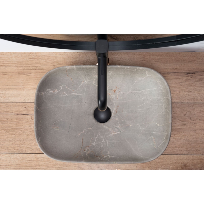 REA-U3802 - Lauapealne valam LIVIA 33,5x46,5 cm keraamika/hall/marmorimuster