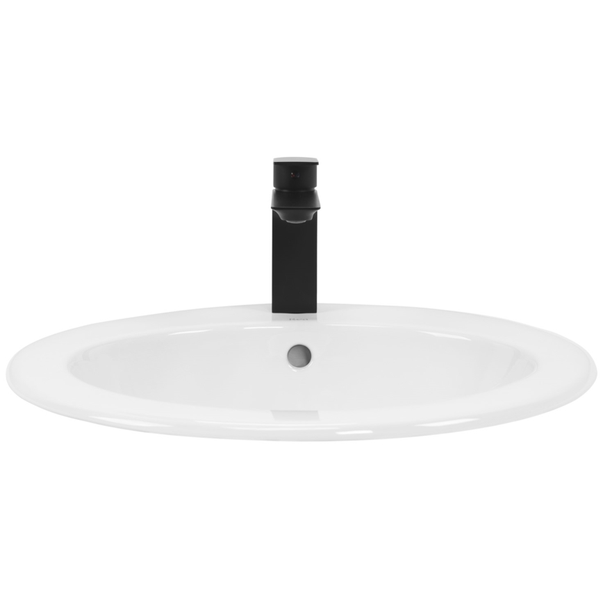 REA-U4122 - Sisseehitatav valamu DALIA 46x51,5 cm keraamiline/läikiv valge