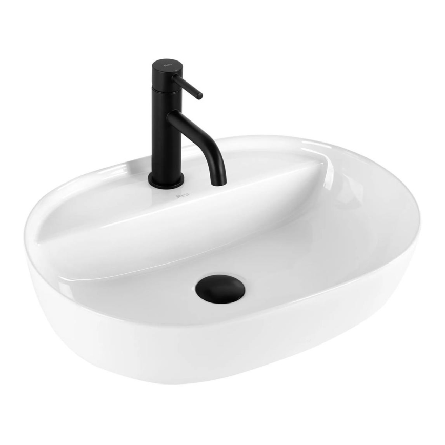 REA-U4620 - Lauapealne valam AURA 38,5x50,5 cm keraamiline/läikiv valge