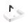 REA-U4800 - Lauapealne valamu DENIS 35x61,5 cm keraamika/läikiv valge